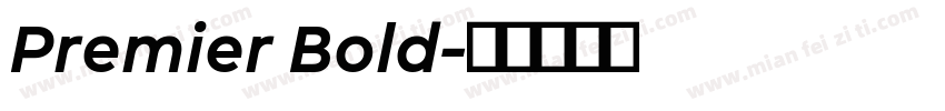 Premier Bold字体转换